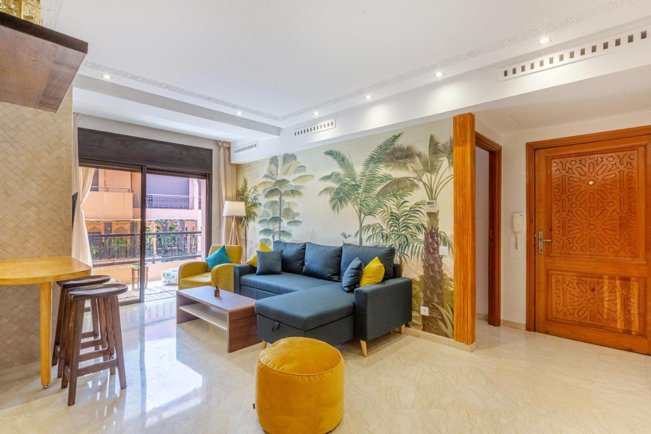 Le Palmier - Appartement Authentique A Gueliz มาร์ราเกช ภายนอก รูปภาพ