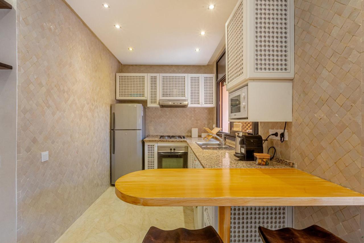 Le Palmier - Appartement Authentique A Gueliz มาร์ราเกช ภายนอก รูปภาพ