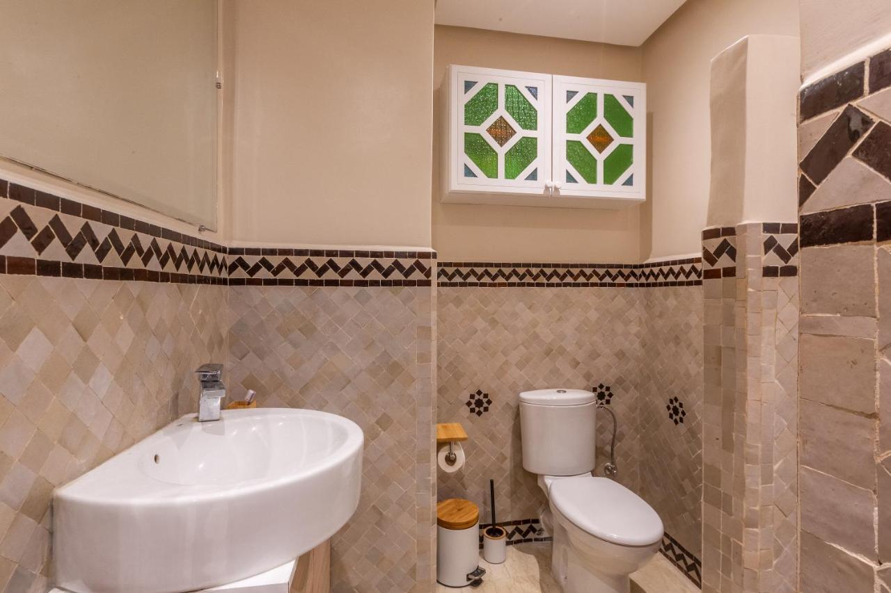 Le Palmier - Appartement Authentique A Gueliz มาร์ราเกช ภายนอก รูปภาพ