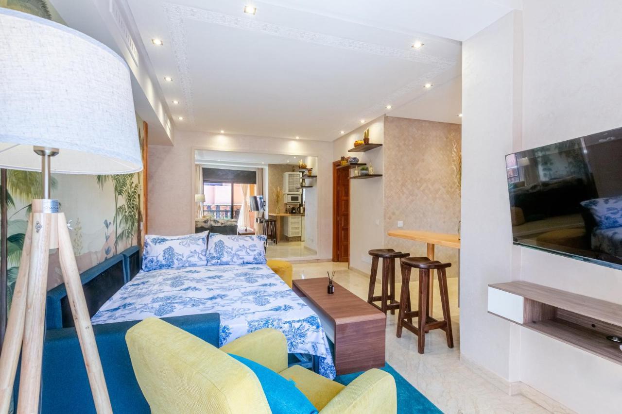 Le Palmier - Appartement Authentique A Gueliz มาร์ราเกช ภายนอก รูปภาพ
